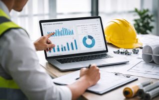 Estimasi material berbasis data untuk proyek konstruksi dengan analisis digital yang membantu perencanaan procurement lebih akurat dan efisien
