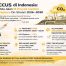 Infografis CCUS di Indonesia 2026–2030 yang menampilkan roadmap 15 proyek carbon capture, tantangan teknis industri proses, serta peluang besar bagi kontraktor EPC di sektor energi dan konstruksi.